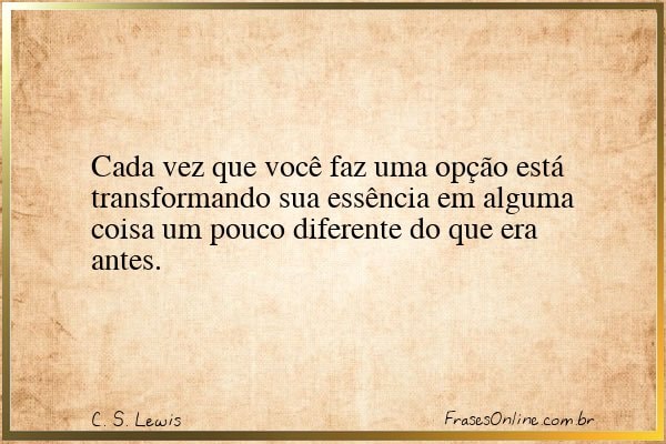 Frase de C. S. Lewis
