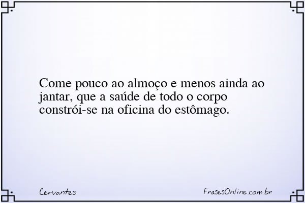 Frase de Cervantes