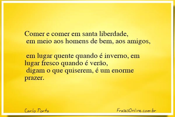 Frase de Carlo Porta
