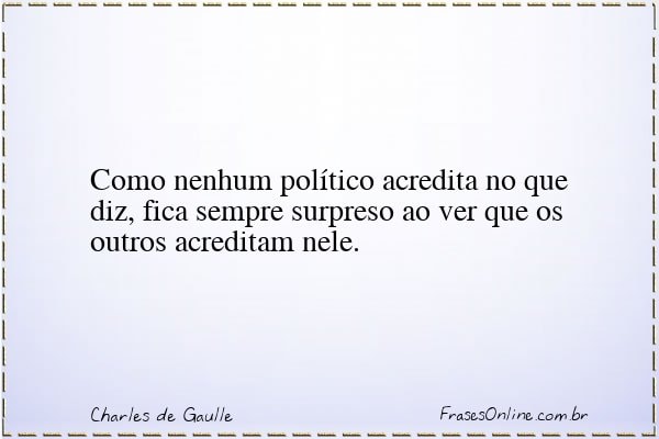 Frase de Charles de Gaulle