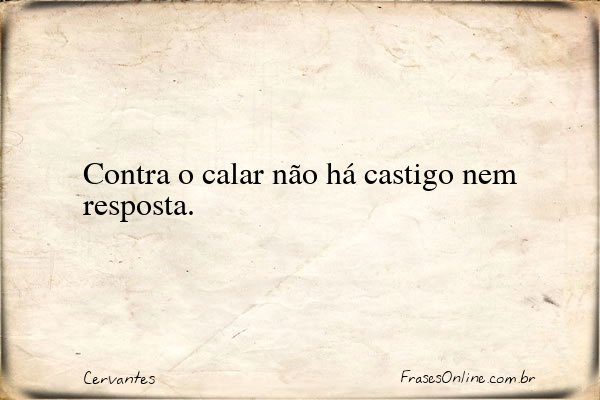 Frase de Cervantes