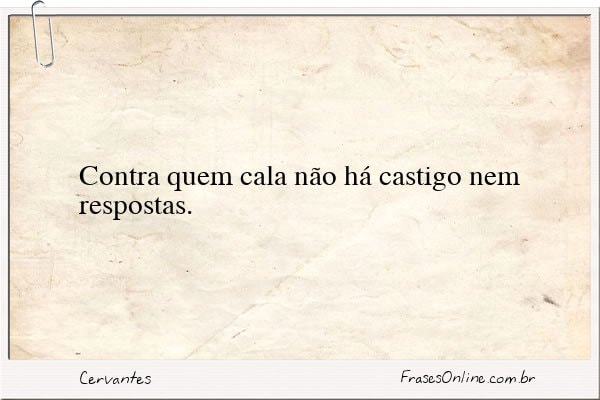 Frase de Cervantes