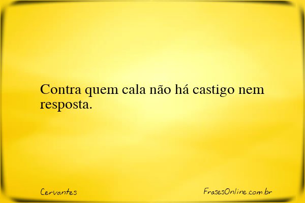 Frase de Cervantes
