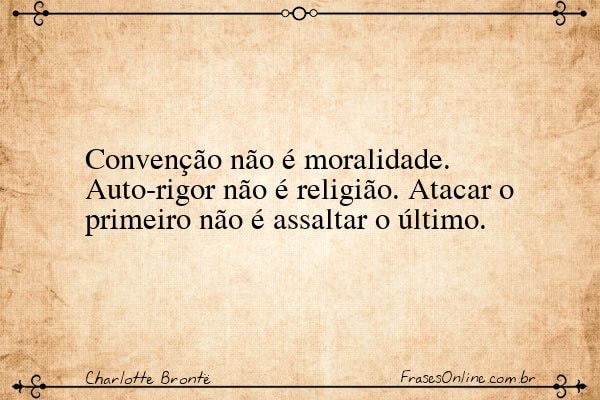 Frase de Charlotte Brontë