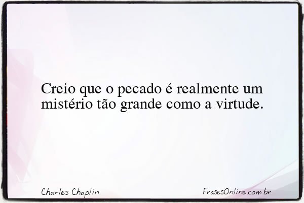Frase de Charles Chaplin