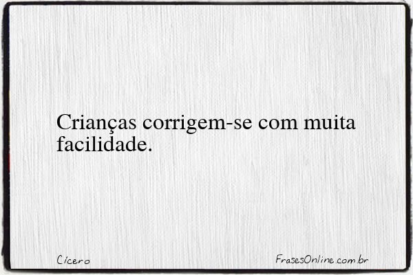 Frase de Cícero