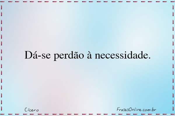 Frase de Cícero