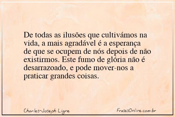 Frase de Charles-Joseph Ligne