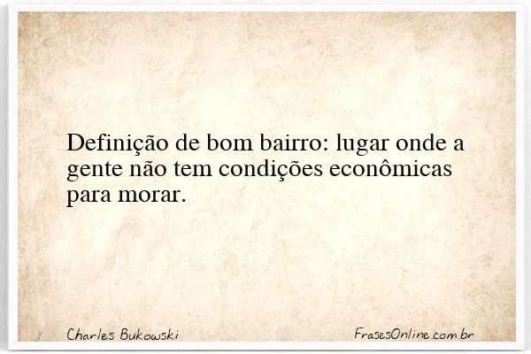 Frase de Charles Bukowski
