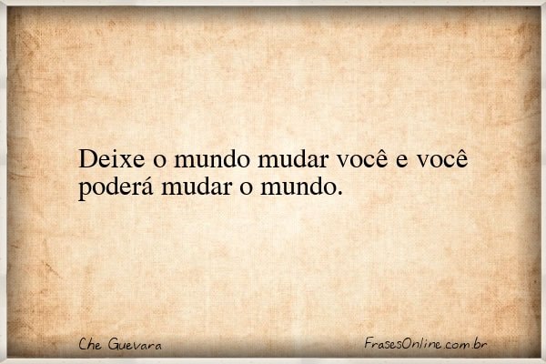 Frase de Che Guevara