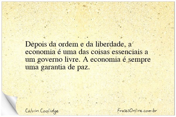 Frase de Calvin Coolidge