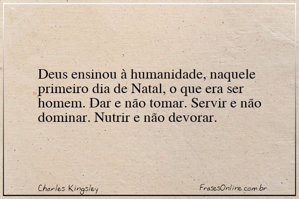 Frase de Charles Kingsley