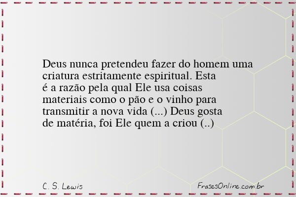 Frase de C. S. Lewis