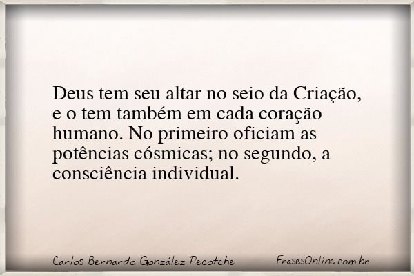 Frase de Carlos Bernardo González Pecotche
