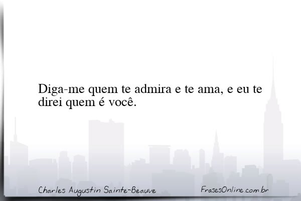 Frase de Charles Augustin Sainte-Beauve