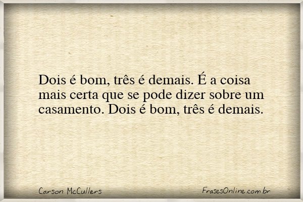 Frase de Carson McCullers