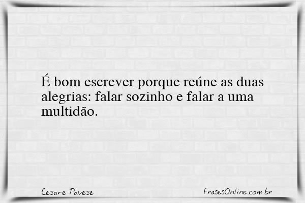 Frase de Cesare Pavese
