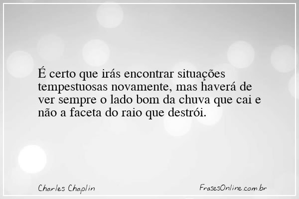 Frase de Charles Chaplin