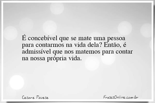 Frase de Cesare Pavese