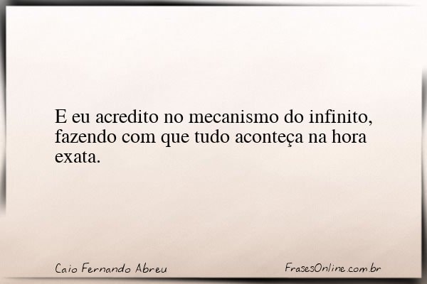 Frase de Caio Fernando Abreu