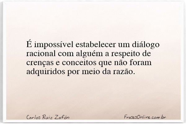 Frase de Carlos Ruiz Zafón