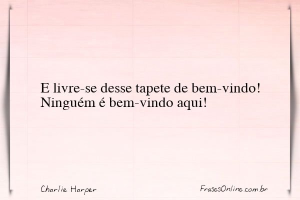 Frase de Charlie Harper