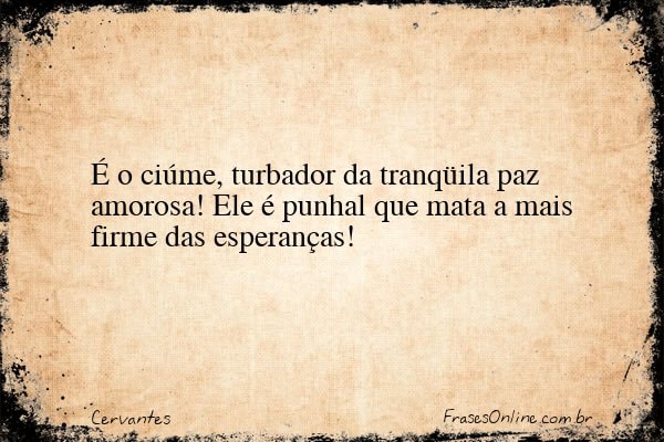 Frase de Cervantes