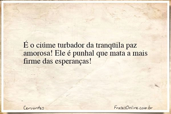 Frase de Cervantes