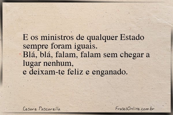 Frase de Cesare Pascarella