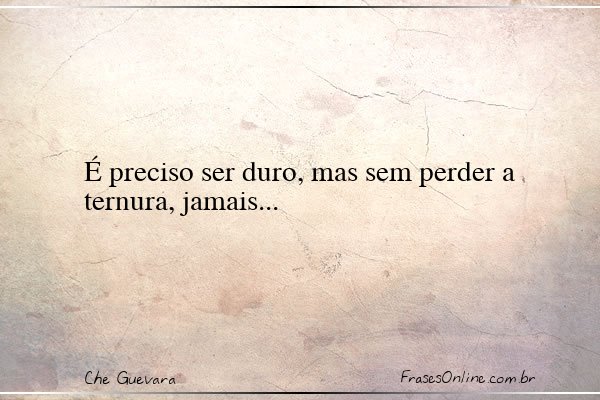 Frase de Che Guevara