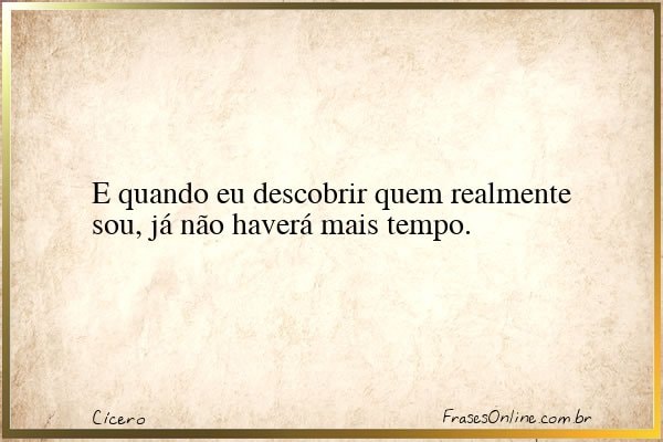 Frase de Cícero