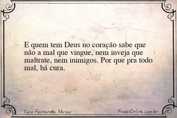 Frase de Caio Fernando Abreu