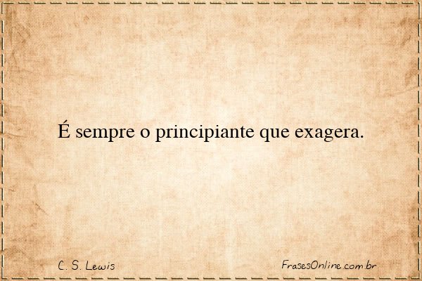 Frase de C. S. Lewis