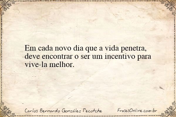 Frase de Carlos Bernardo González Pecotche