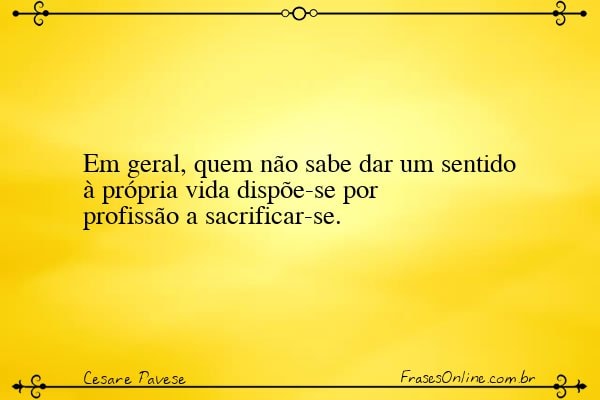 Frase de Cesare Pavese