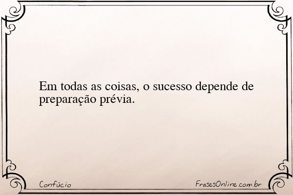 Frase de Confúcio