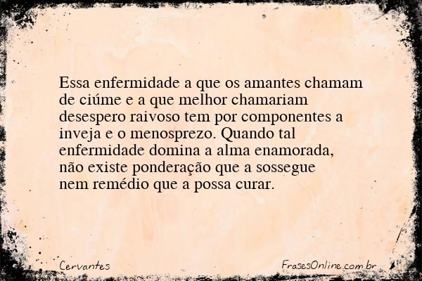 Frase de Cervantes