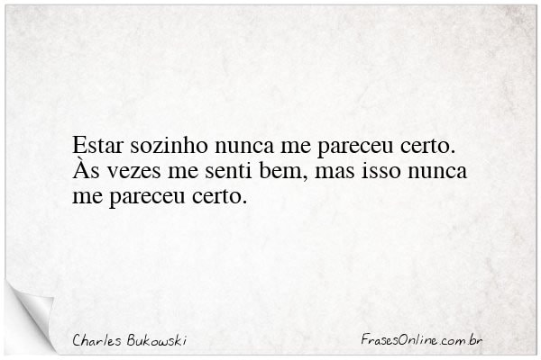 Frase de Charles Bukowski