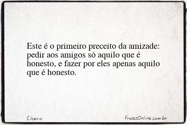 Frase de Cícero