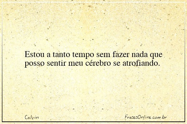 Frase de Calvin