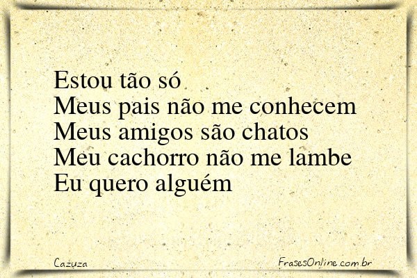 Frase de Cazuza