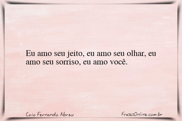 Frase de Caio Fernando Abreu