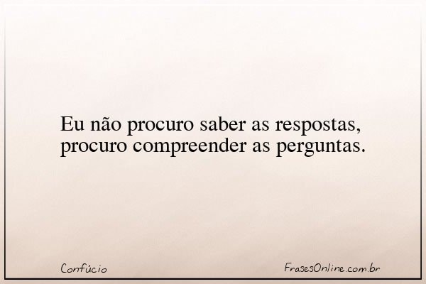 Frase de Confúcio