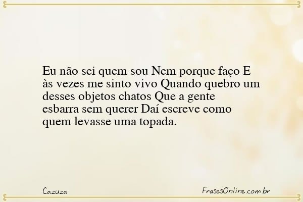 Frase de Cazuza