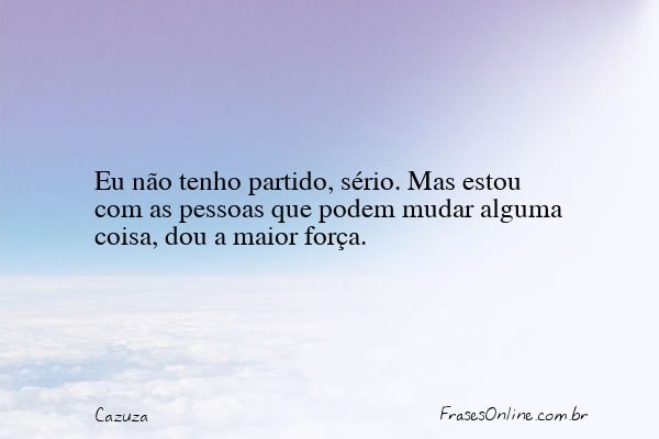 Frase de Cazuza