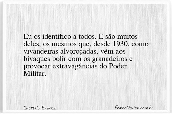 Frase de Castello Branco