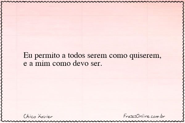 Frase de Chico Xavier