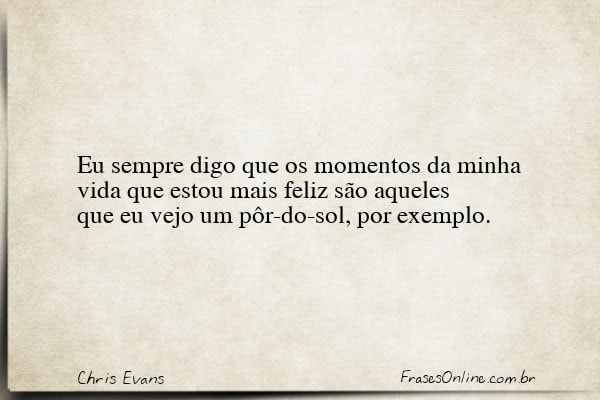 Frase de Chris Evans