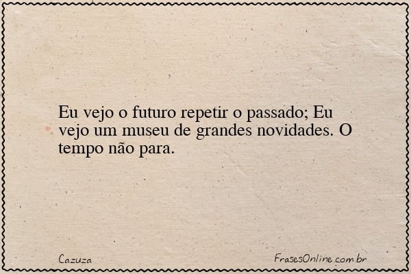 Frase de Cazuza