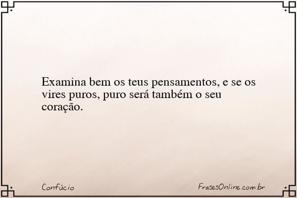 Frase de Confúcio
